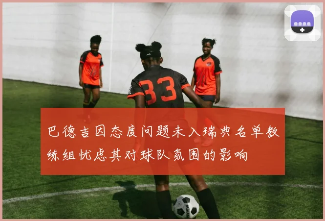 巴德吉因态度问题未入瑞典名单教练组忧虑其对球队氛围的影响